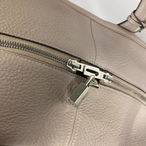 HERMES Victoria 43 Shoulder Bag Duffle Bag Taurillon Clemence Beige - Picture 10 of 15